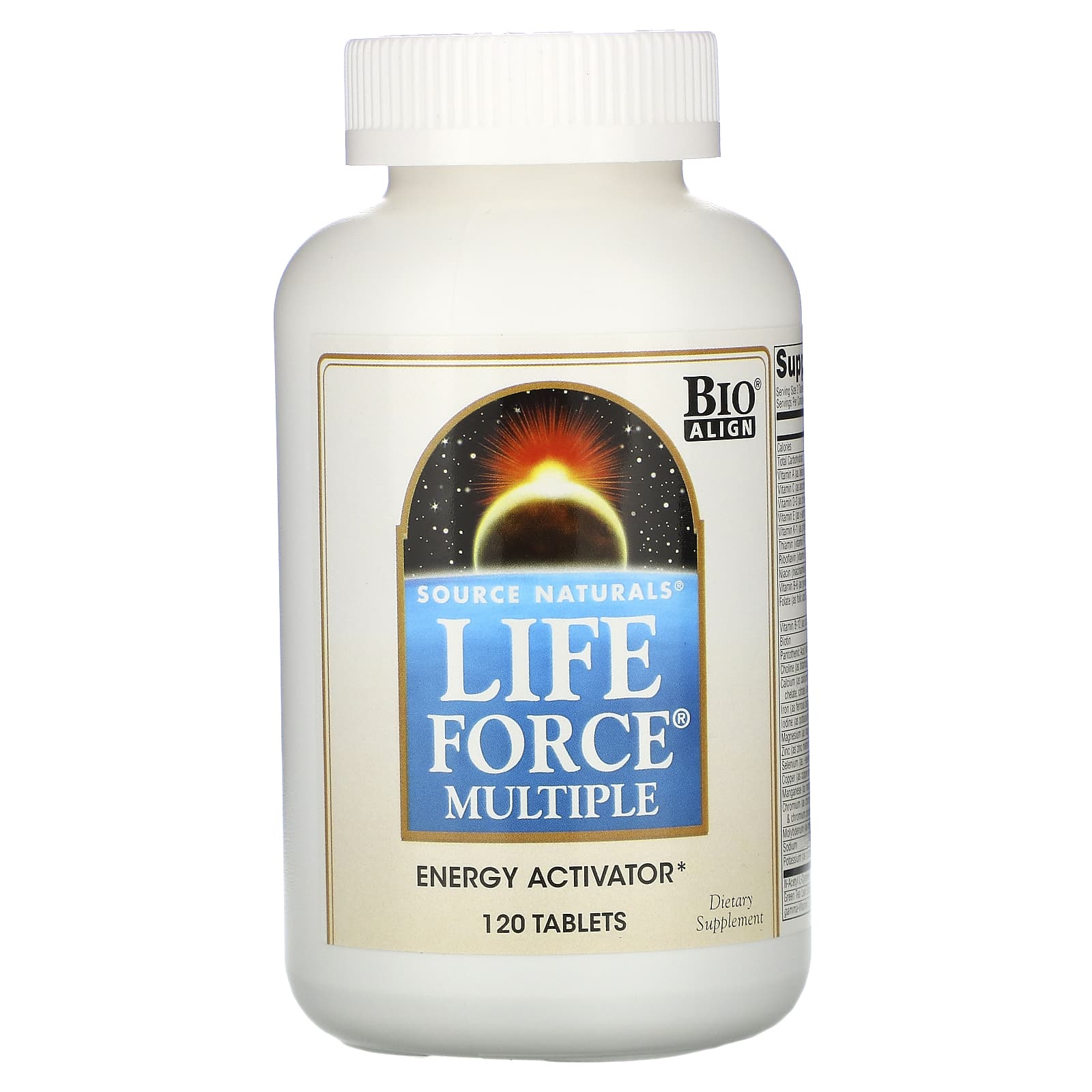 Source Naturals, Life Force Multiple, 120 Tablets UPC 021078007975 | HiLife Vitamins